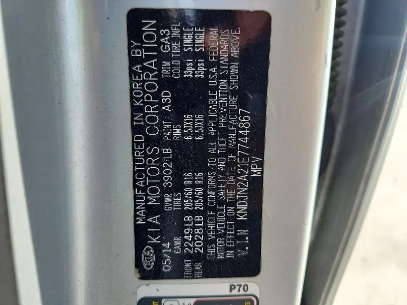 2014 KIA SOUL BASE  