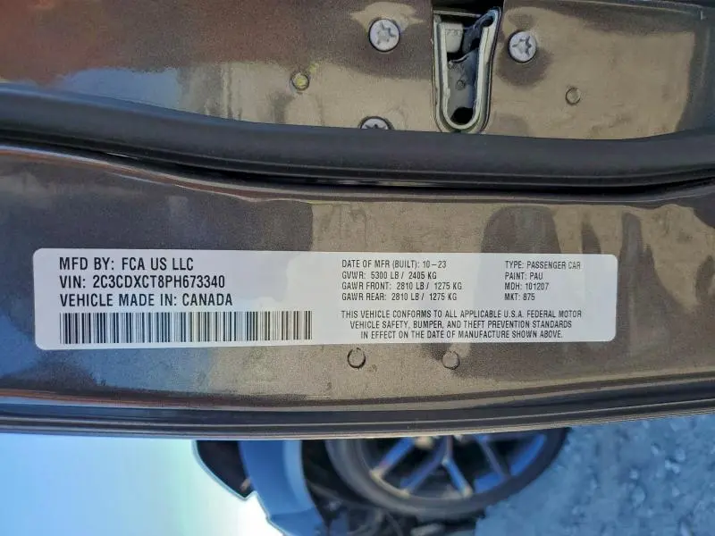 2023 DODGE CHARGER R/T  