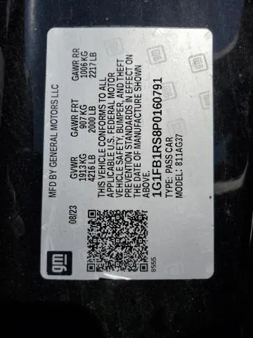 2023 CHEVROLET CAMARO LS  