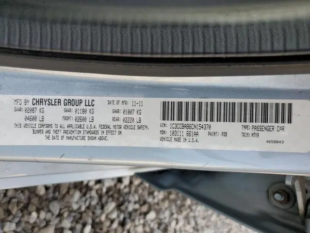 2012 CHRYSLER 200 LX  