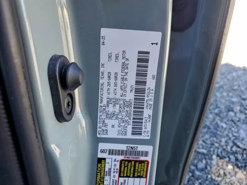 2025 TOYOTA TUNDRA CREWMAX LIMITED  