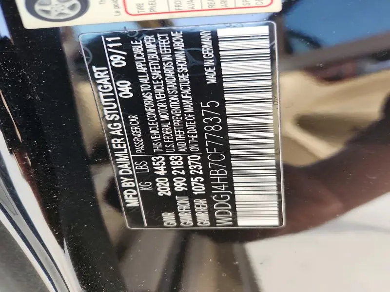 2012 MERCEDES-BENZ C 250  