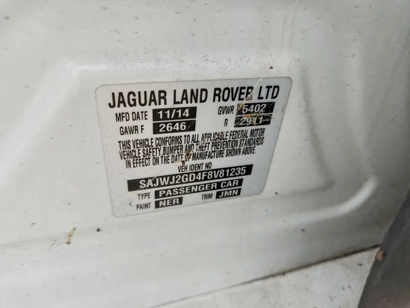2015 JAGUAR XJL PORTFOLIO  