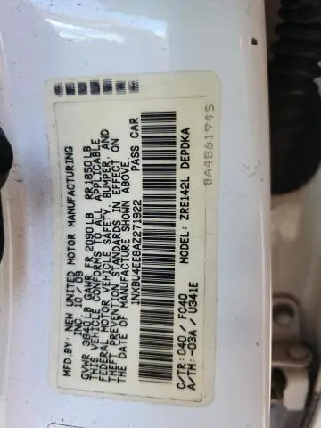 2010 TOYOTA COROLLA LE  