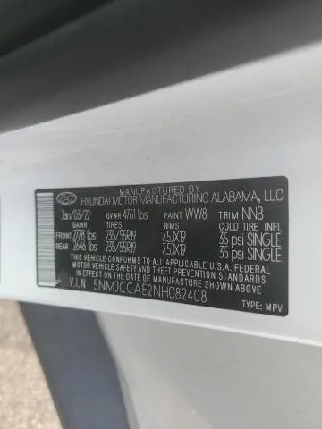 2022 HYUNDAI TUCSON SEL  