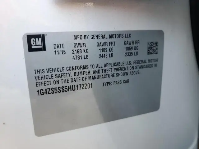 2017 BUICK LACROSSE PREMIUM  