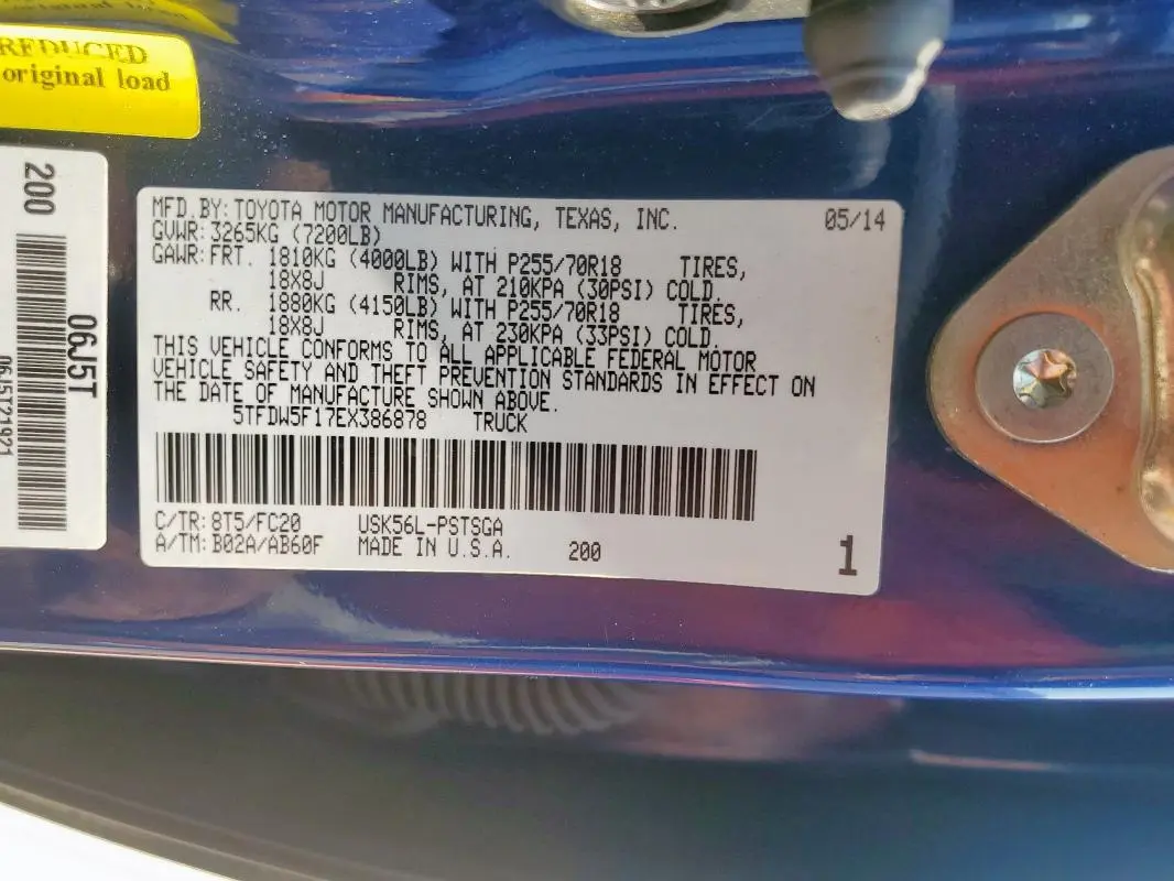 2014 TOYOTA TUNDRA CREWMAX SR5  
