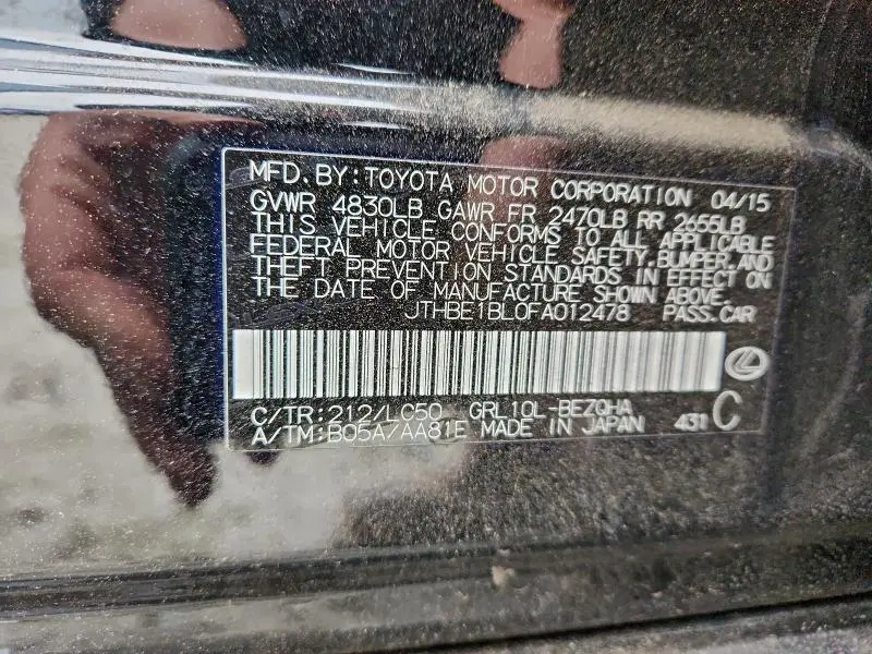 2015 LEXUS GS 350  