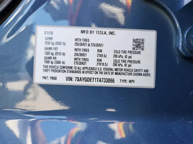 2026 TESLA MODEL Y   