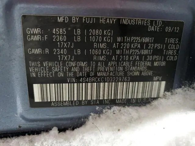 2013 SUBARU OUTBACK 2.5I LIMITED  