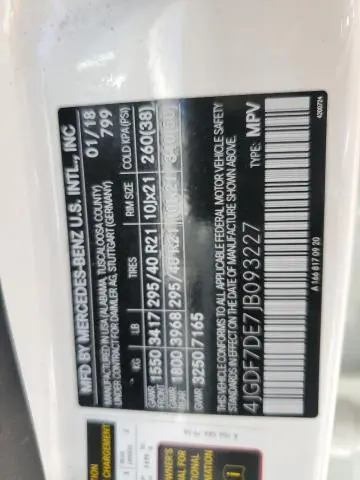 2018 MERCEDES-BENZ GLS 550 4MATIC  