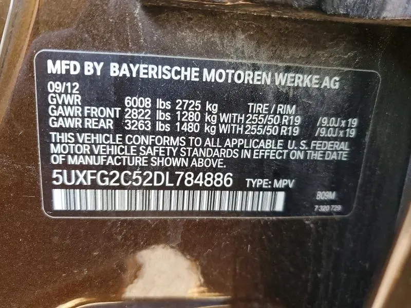 2013 BMW X6 XDRIVE35I  
