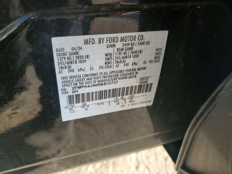 2024 FORD EDGE SEL  