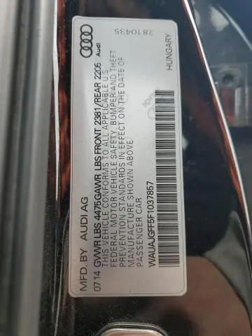 2015 AUDI A3 PREMIUM  