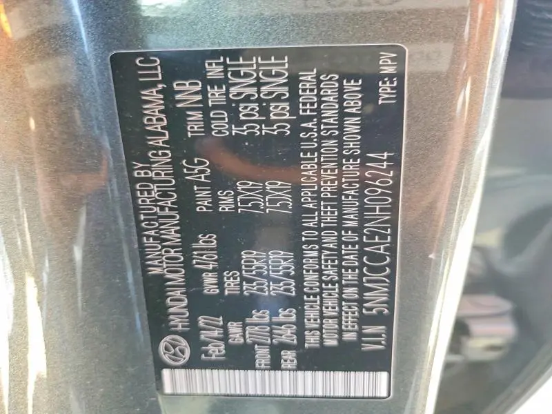 2022 HYUNDAI TUCSON SEL  