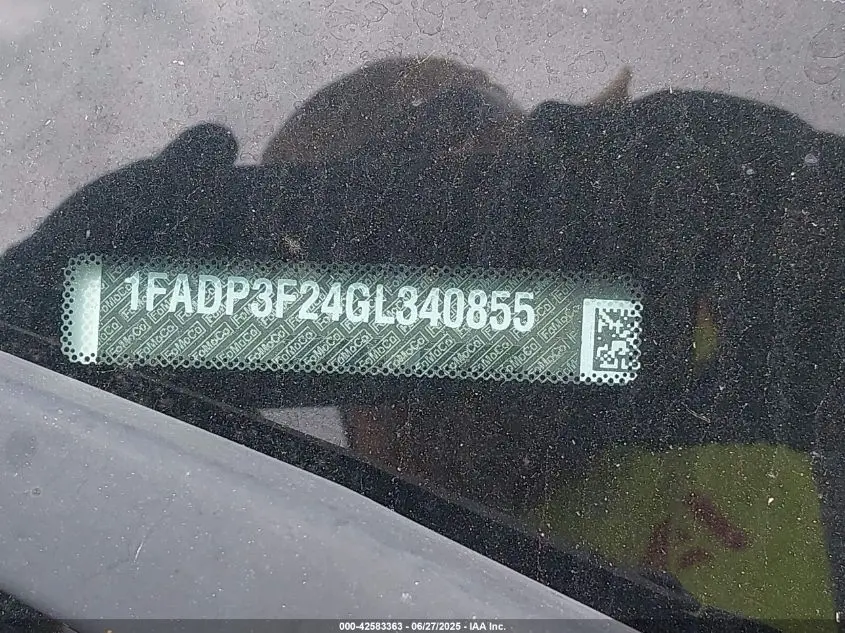 2016 FORD FOCUS SE