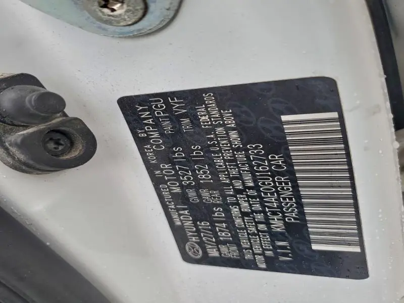 2016 HYUNDAI ACCENT SE  