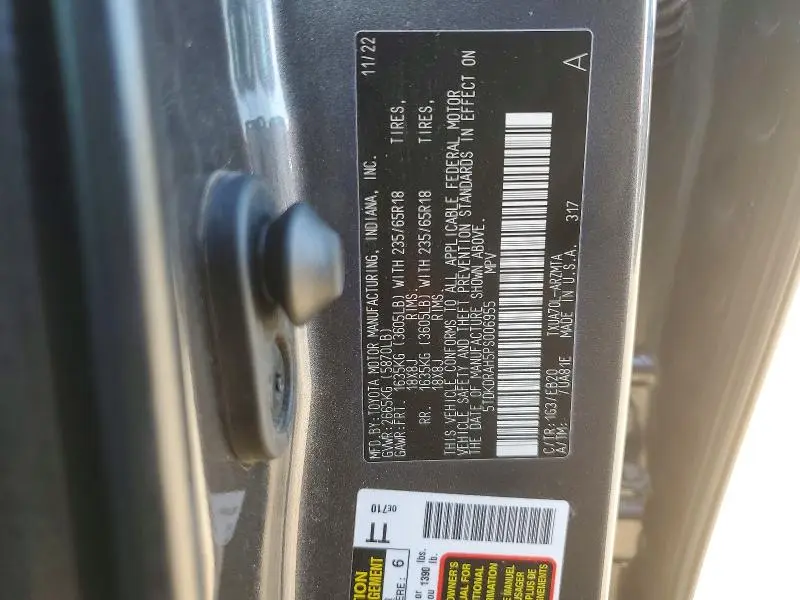 2023 TOYOTA HIGHLANDER   