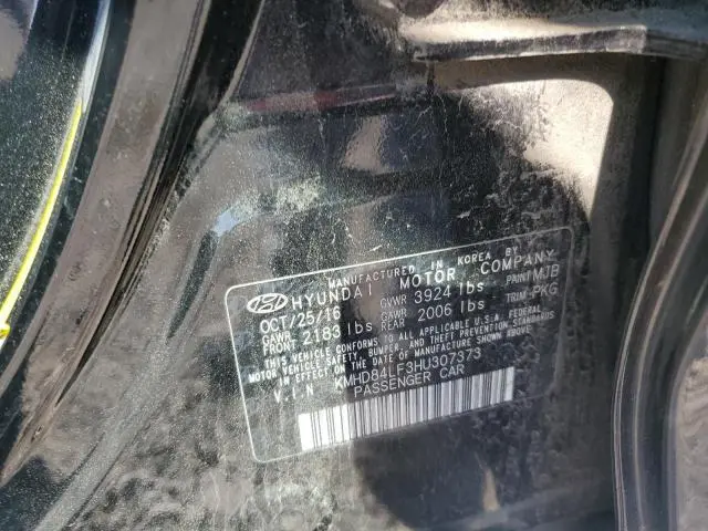 2017 HYUNDAI ELANTRA SE