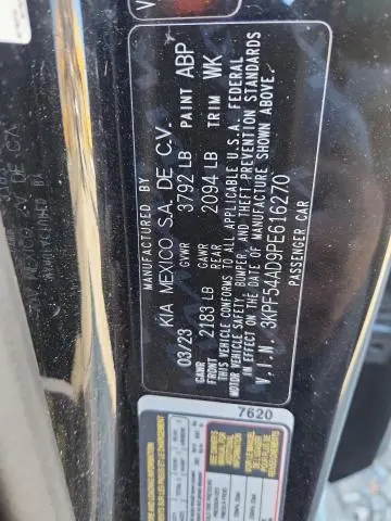 2023 KIA FORTE GT LINE  