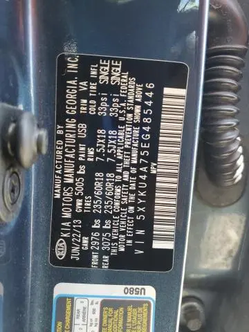 2014 KIA SORENTO EX  