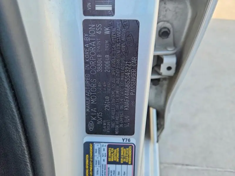 2016 KIA FORTE LX  