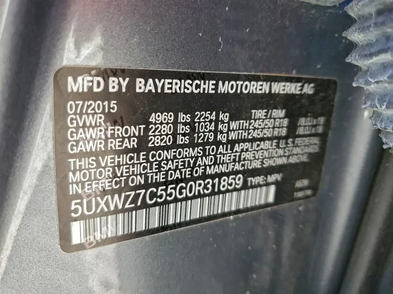 2016 BMW X3 SDRIVE28I  