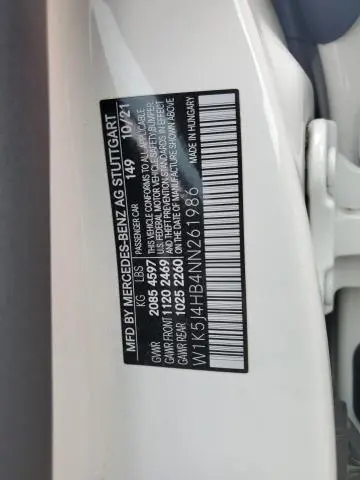 2022 MERCEDES-BENZ CLA 250 4MATIC  