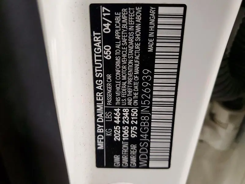 2018 MERCEDES-BENZ CLA 250 4MATIC  