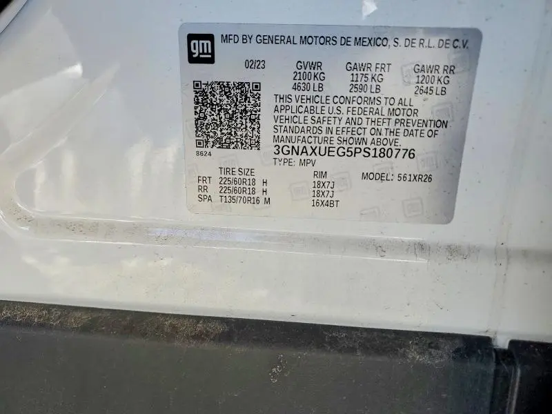 2023 CHEVROLET EQUINOX LT  