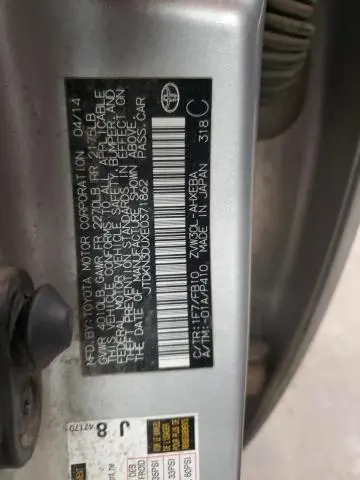 2014 TOYOTA PRIUS   