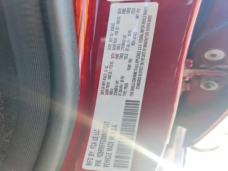 2022 RAM 1500 BIG HORN/LONE STAR  