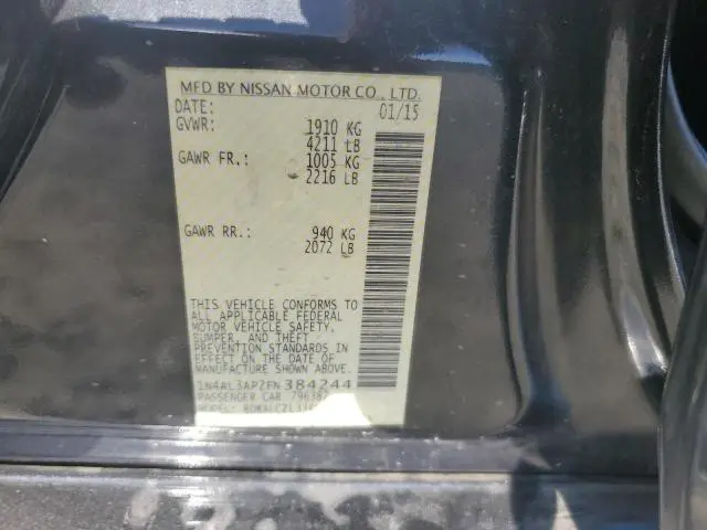 2015 NISSAN ALTIMA 2.5  