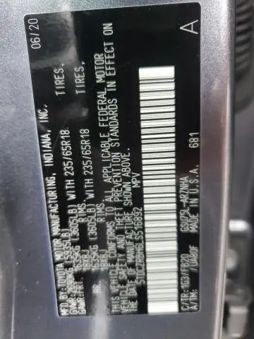 2020 TOYOTA HIGHLANDER L  