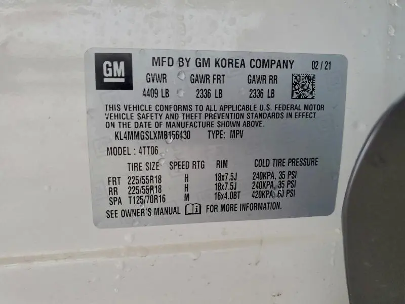 2021 BUICK ENCORE GX ESSENCE  