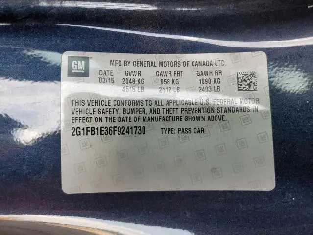 2015 CHEVROLET CAMARO LS  