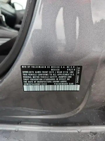 2014 VOLKSWAGEN JETTA BASE  