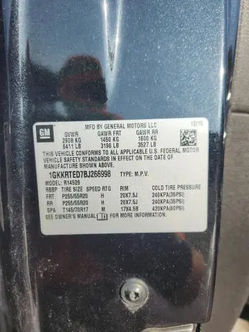 2011 GMC ACADIA DENALI  