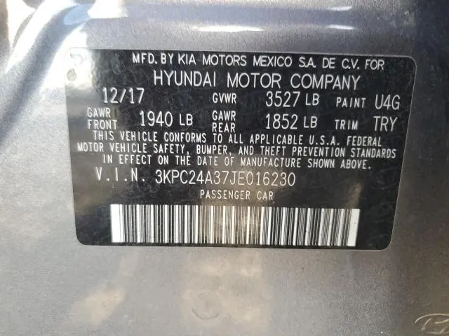 2018 HYUNDAI ACCENT SE