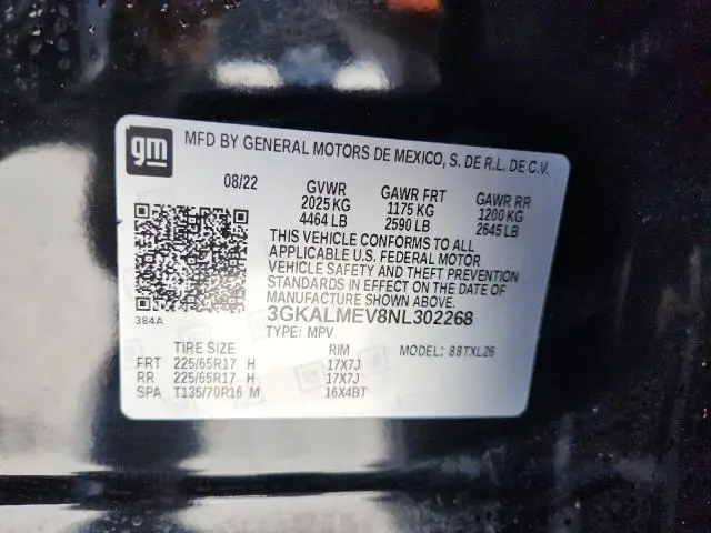 2022 GMC TERRAIN SLE  