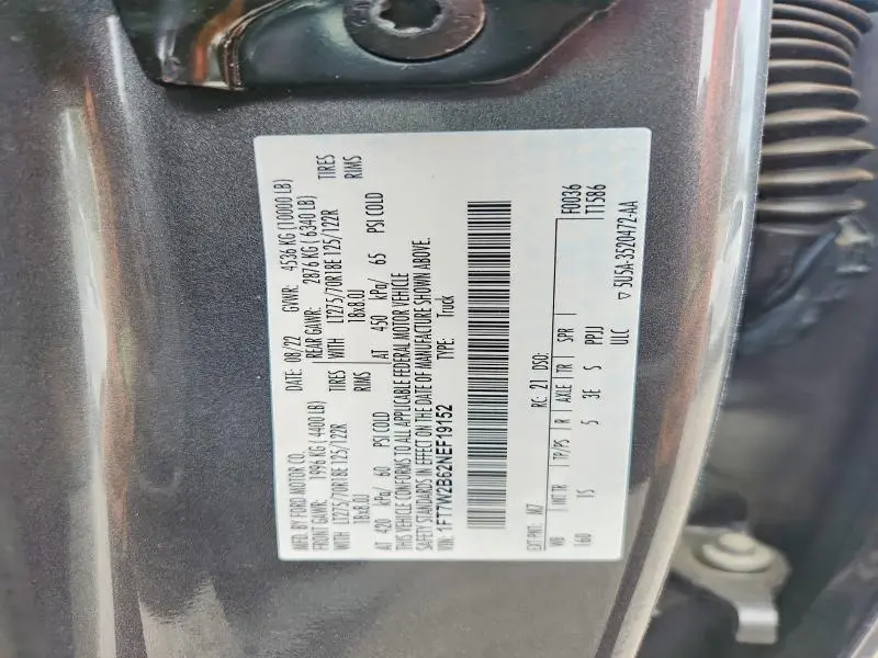 2022 FORD F250 SUPER DUTY  