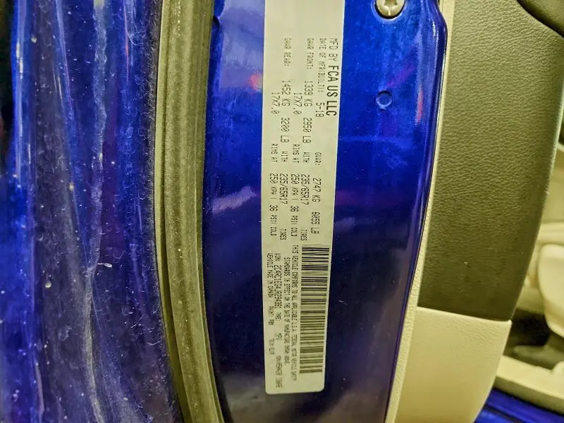 2018 CHRYSLER PACIFICA TOURING L PLUS  