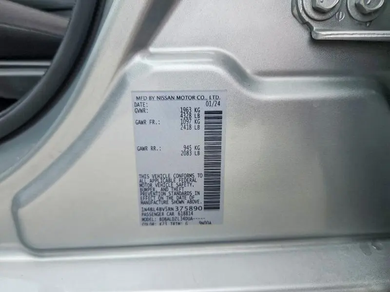 2024 NISSAN ALTIMA 2.5 S  