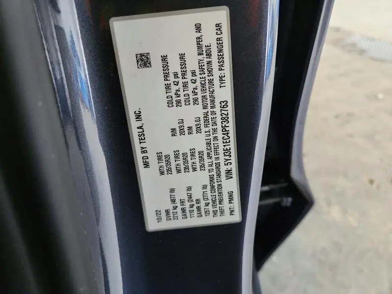 2023 TESLA MODEL 3   