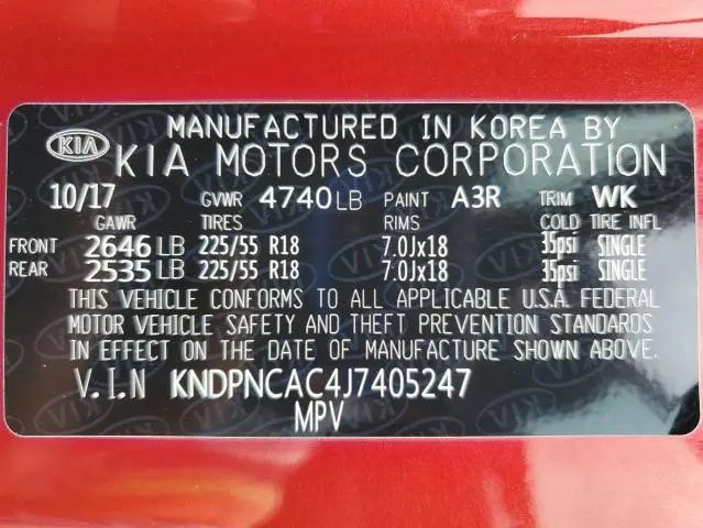 2018 KIA SPORTAGE EX  