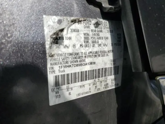 2011 FORD EXPLORER XLT  