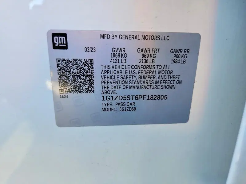 2023 CHEVROLET MALIBU LT  