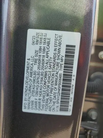 2023 HONDA PILOT EXL  