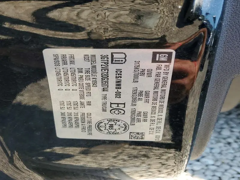2013 GMC SIERRA K1500 SLE  