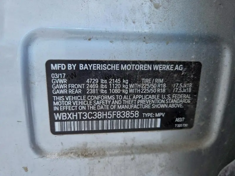 2017 BMW X1 XDRIVE28I  